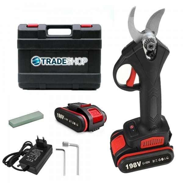 Trade Shop Traesio - Trade Shop - batterien tronca rami 24V cordless 2 batterie 1.0AH -