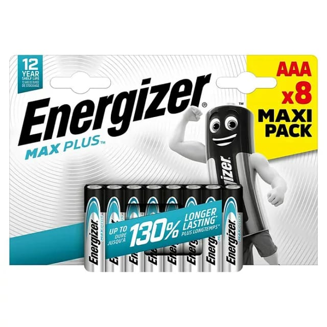 Energizer - Max Plus Micro (AAA)-Batterie Alkali-Mangan 1.5 v 8 St.