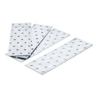 Bgs Technic - Stahl-Lochplatten-Satz 200 x 60 x 2 mm 4-tlg.