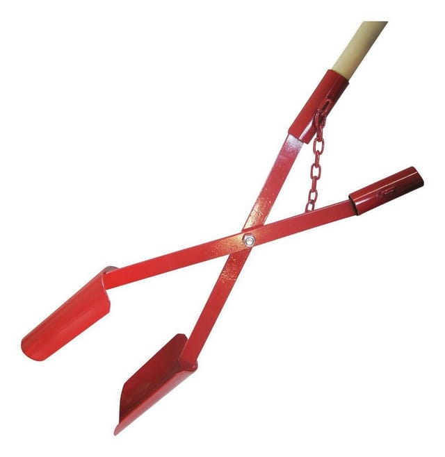 Erdlochausheber 200 x 150 / 110 mm mit 2 Eschenstielen - 55054