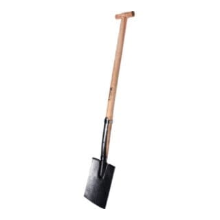Krumpholz - Rodespaten Blattmaß 285x180mm Gr.2 m.T-Stiel Stiel-L.950mm 2800g