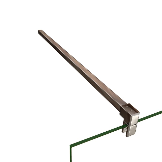 F Form:1400mm Haltestange für Duschwand Stabilisator für Glasstärke 8/10mm