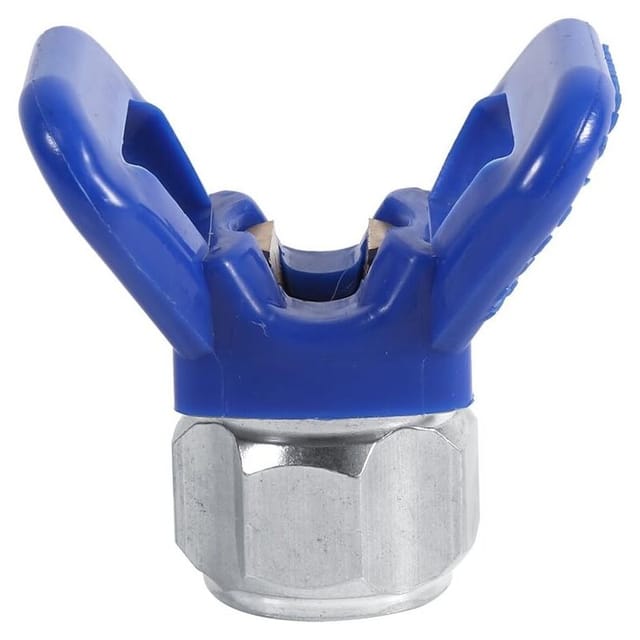 Memkey - Düsensitzschutz Airless Farbspritzpistole Düsenschutz Düse Ersatzsitzwerkzeug Universal Blau Neu