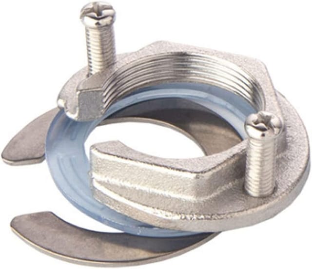 Memkey - Edelstahl-Wasserhahn-Befestigungsmuttern-Set, um das Lösen von Küchen- und Badarmaturen zu verhindern, Einloch-Mutter-Anschluss 31 mm