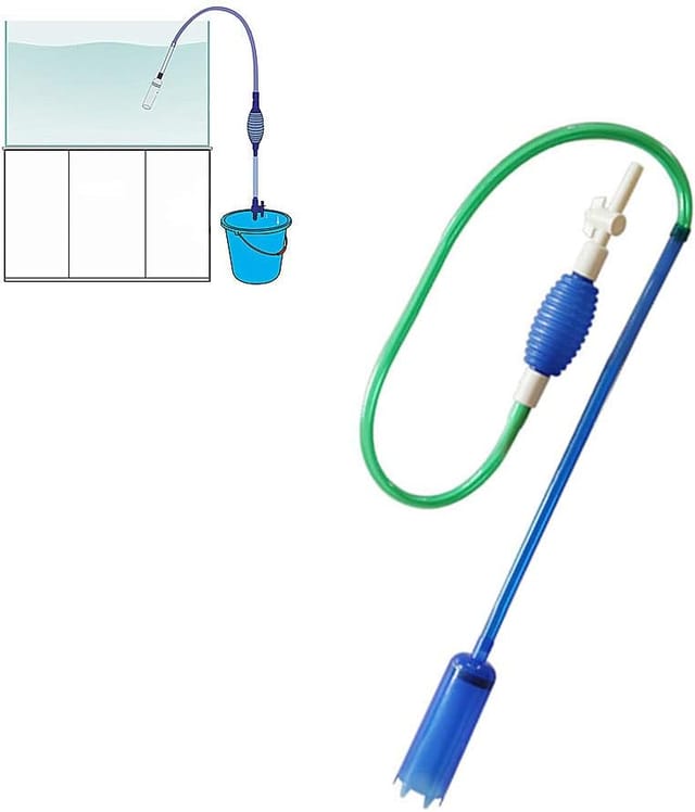 Aquarium-vakuum-kies-staubsauger Für Aquarium, Zubehör Für Tropische Aquarien, Aquarium-reinigungsset, Kiesreiniger, Aquarium, Grün, 66,93 Zoll
