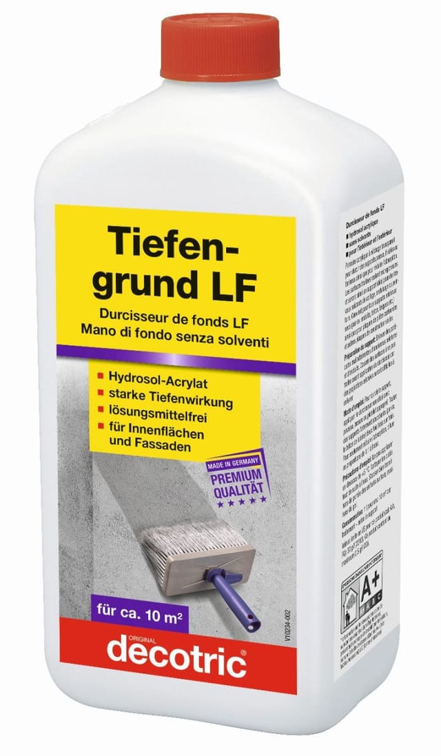 Tiefengrund lf 1 l Grundierungen - Decotric