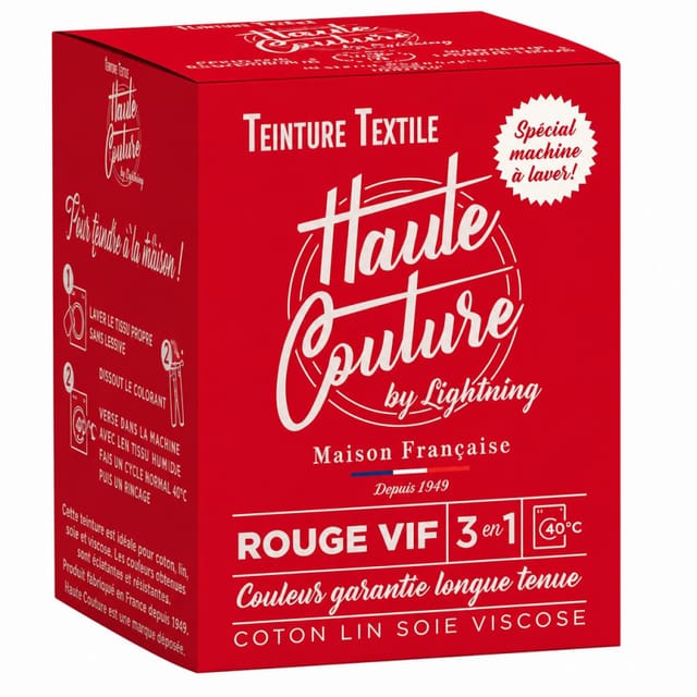 High-Couture-Textilfarbe Leuchtendes Rot 350g