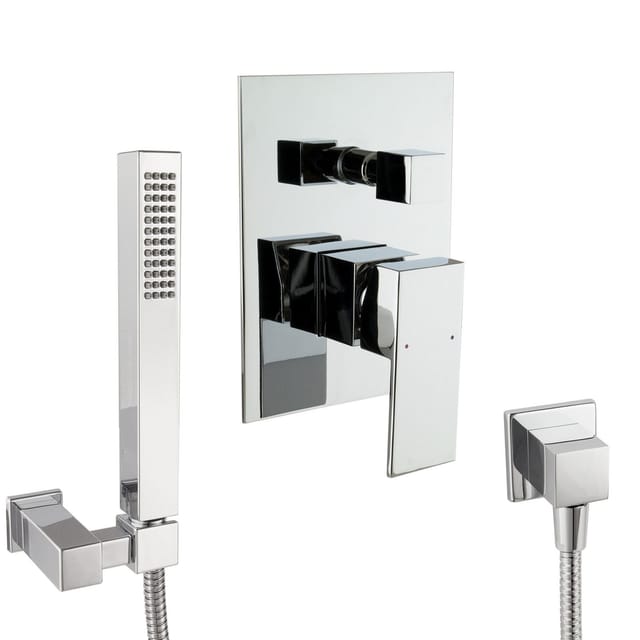Paulgurkes - Unterputz Armatur für Badewanne mit Brausegarnitur