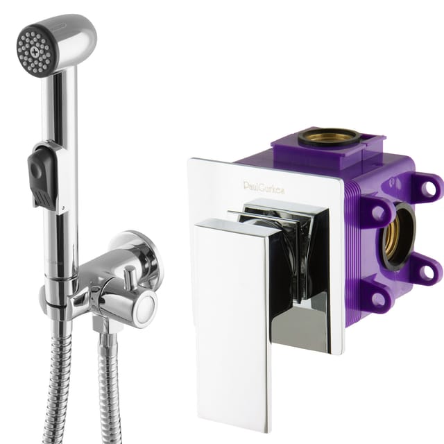 Unterputz Bidet Set Brause mit Armatur eckig - Paulgurkes