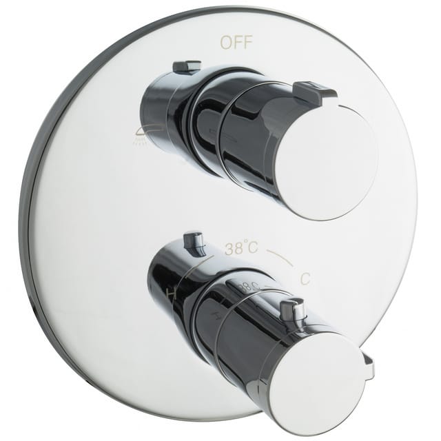 Paulgurkes - Unterputz Thermostat Armatur Brausebatterie rund Duscharmatur