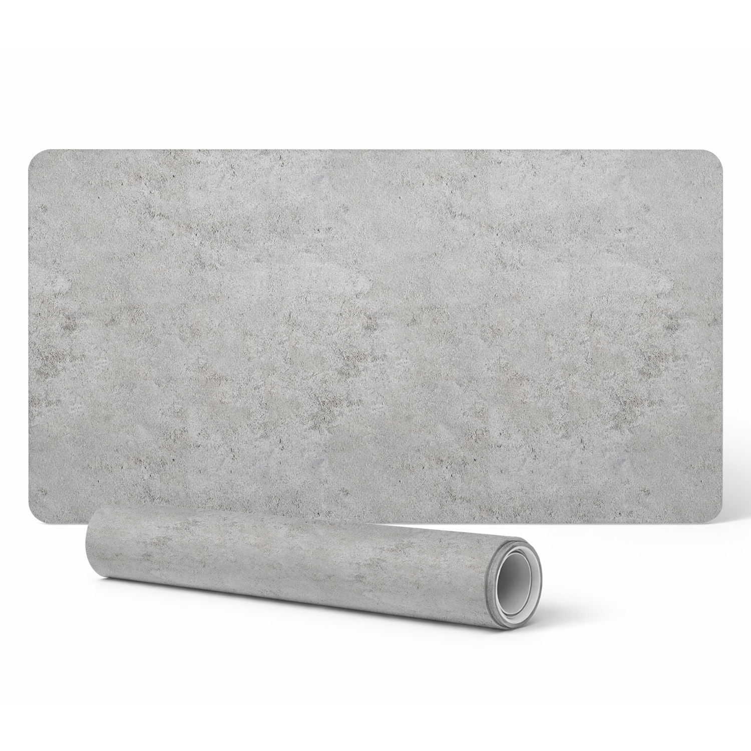 Schutzmatte Für Schreibtisch, Tastatur Und Maus, Betonoptik, 100 X 50 Cm