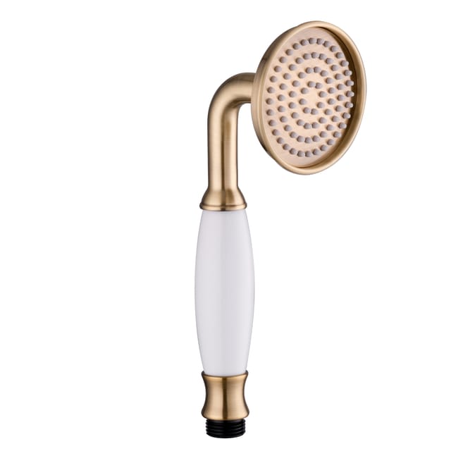 Nostalgie Duschkopf Handbrause Antik Messing Bronze - Paulgurkes