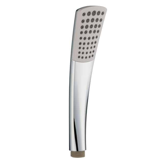 PaulGurkes Handbrause Weiß Chrom Duschkopf Brausekopf Stabbrause Brause Duschbrause