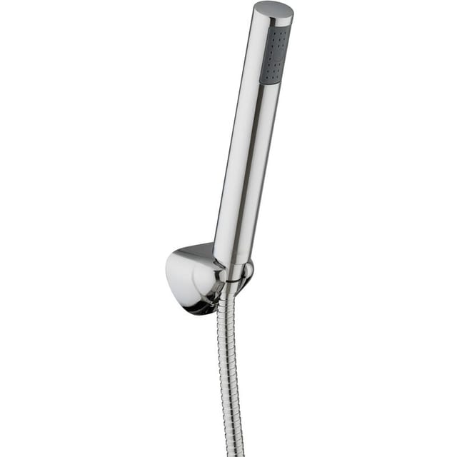 Paulgurkes - Handbrause mit Schlauch und Halter Set Brausegarnitur Rund Stabbrause