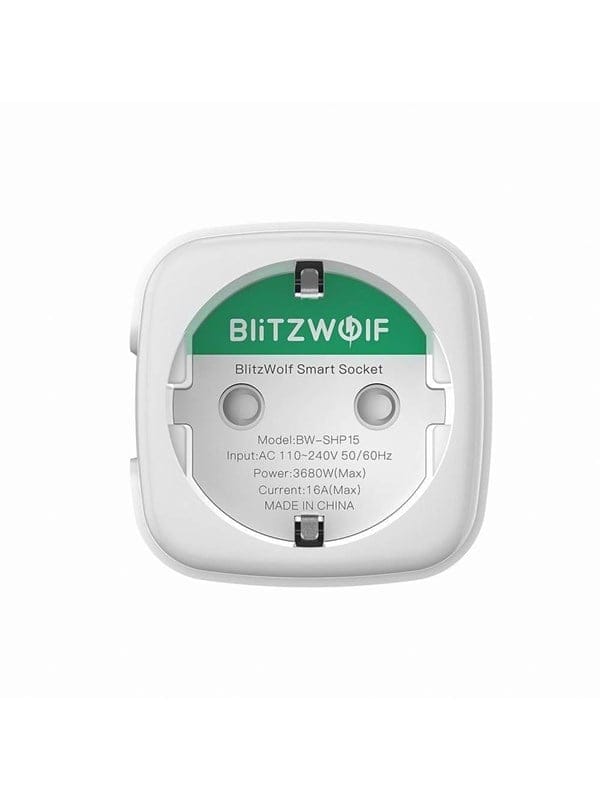 BW-SHP15, ZigBee-Steckdose, 3680W Intelligente Steckdose App- oder Sprachsteuerung Weiß - Blitzwolf