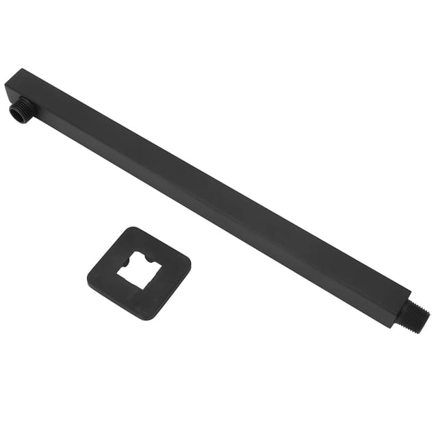 Eosnow Npt1/2 41 cm Duscharm versteckte Wandmontage Kopfverlängerung für Heimbad Schwarz