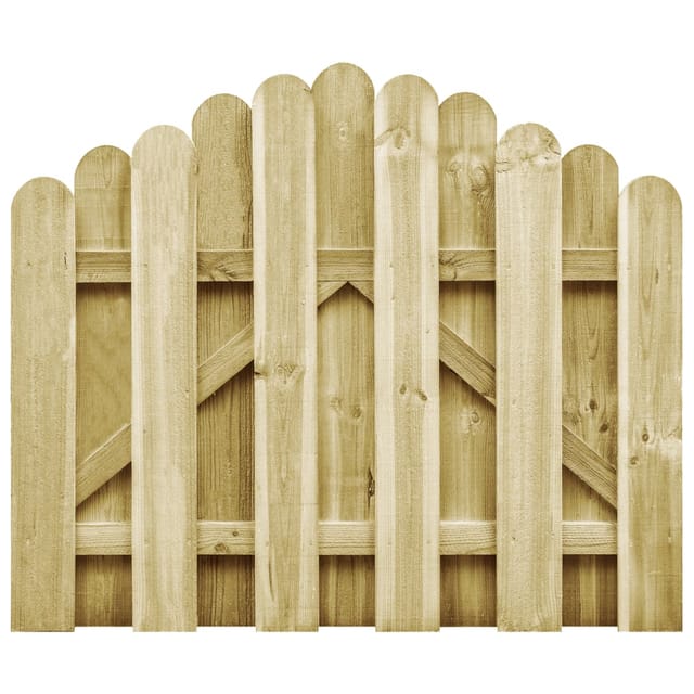 Maison Chic - Gartentor,Gartenzaun Tor,Gartentür Imprägniertes Kiefernholz 100x75 cm JDVN626902 BonneVie