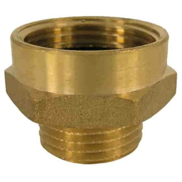 Gewindefitting Messing Doppelnippel erweitert 3/4" AG x 1" IG