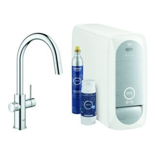 Grohe Blue Home C-Auslauf Starter Kit Einhand-Spültischbatterie