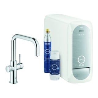 Grohe - Starter Kit Blue Home, U-Auslauf, Chrom, Einlochmontage