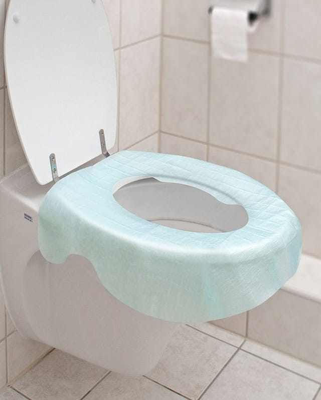 Reer - WC-Cover Toilettenauflage reißfeste, keim- und wasserdicht Desinfektionsmittel