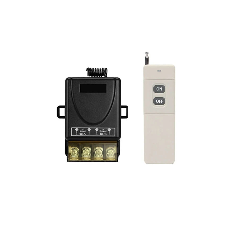 Funkfernbedienungsschalter (9–72 V Dc) Für Elektrofahrzeugpumpen Und Fahrzeugmodifikationen – Hochleistungs-langstrecken-kit (3000 M), Schwarz