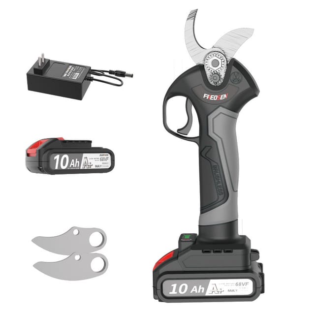 Professionelle kabellose elektrische Gartenschere, 21 v, 30 mm Schnittdurchmesser, 2 Stück, elektrische Gartenschere, 2,0 Ah, wiederaufladbarer Akku