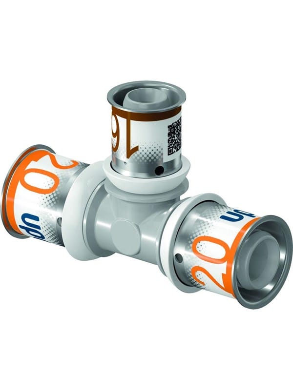 Uponor S-Press Plus T-Stück reduziert PPSU, 16x20x16mm