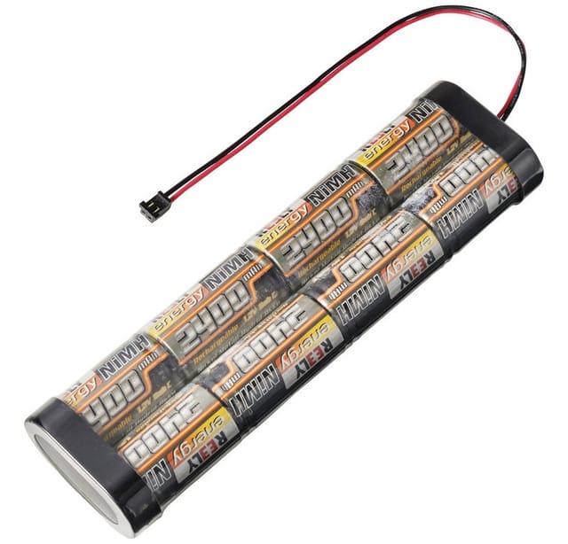 Modellbau-Akkupack (NiMh) 9.6 v 2400 mAh Zellen-Zahl: 8 Sub-C Sub-C Stick Graupner - Reely