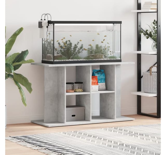 Aquariumständer Betongrau 100x40x60 cm Holzwerkstoff Vidaxl