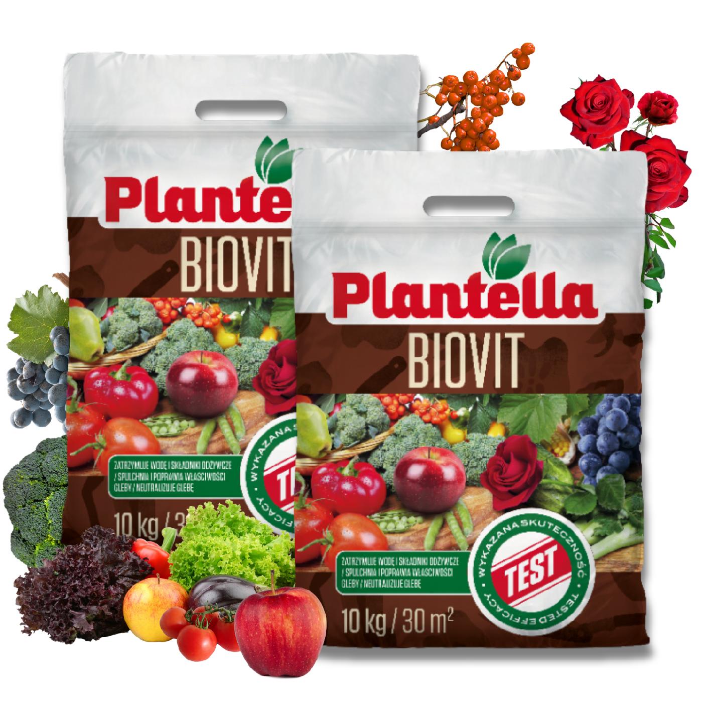 Plantella Biovit Bentonit-zeolith-gesteinsmehl Für Blumen 10 Kg X2
