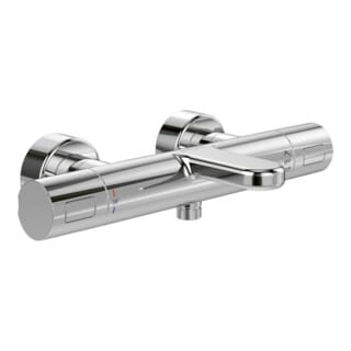 Villeroy & Boch Universal Taps & Fittings Wannenthermostat TVT00000100061 rund, Wandmontage, chrom
