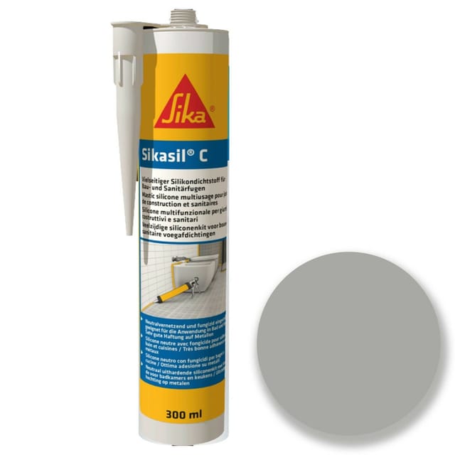 Sil c 300ml betongrau neutralvernetzender Silicondichtst - Sika