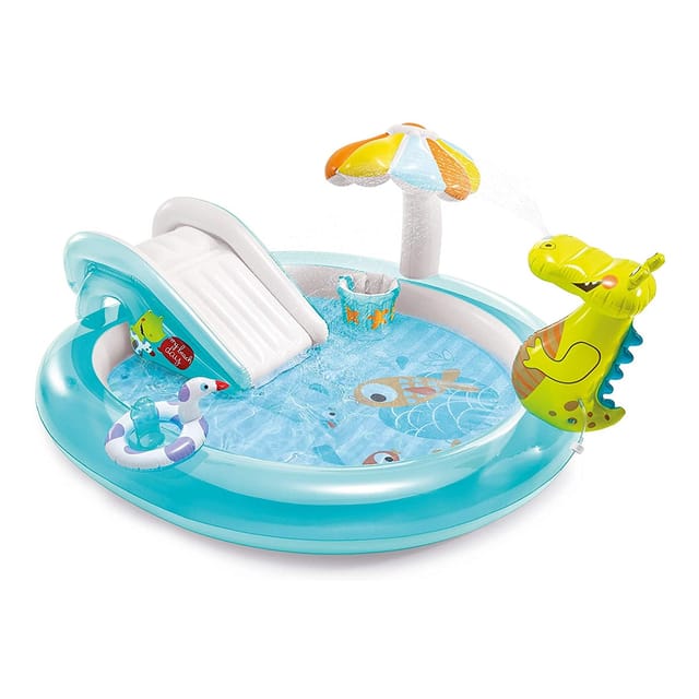 Play Center Gator 229 x 152 x 56 cm mit Rutsche - Intex