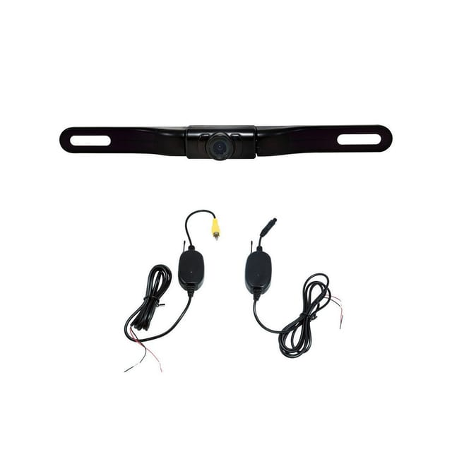 Trade Shop Traesio - Trade Shop - Kabellose Rückfahrkamera für Auto, Wohnmobil, 5 LEDs mit Infrarot-Rückfahrkamera für Auto -