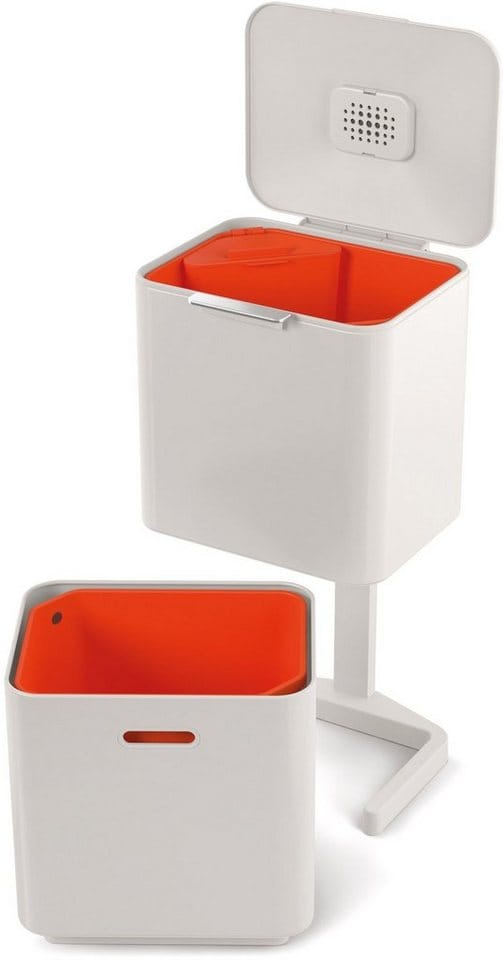 Joseph Joseph Mülleimer Totem 60 l Steingrau