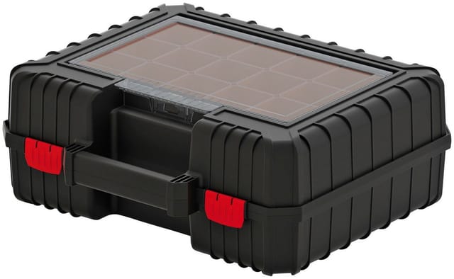 Kistenberg - Maschinenkoffer Werkzeug Elektrowerkzeuge Schaumstoff inkl. Einlage, Version: KHV40B, 384 x 335 x 144
