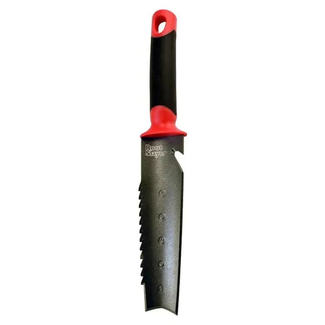 Handgeführtes Bodenmesser/gezackte Klinge - rootslayer Venteo Wurzelschneider - Gartenwerkzeug