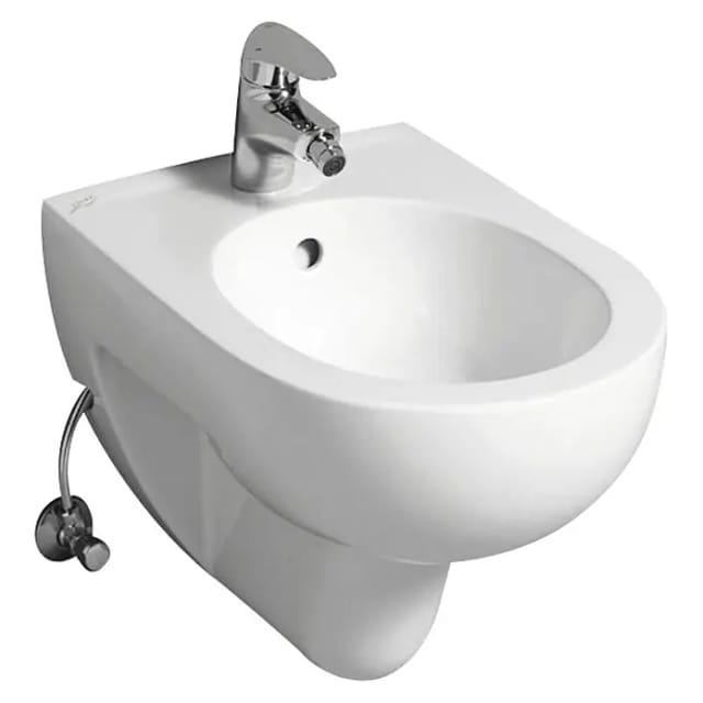 Renova Wandbidet Tiefe 55cm, Überlauf sichtbar, Weiß - Geberit
