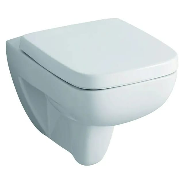 Renova Plan Wand-WC Tiefspüler Tiefe 54cm, Weiß/KeraTect - Geberit
