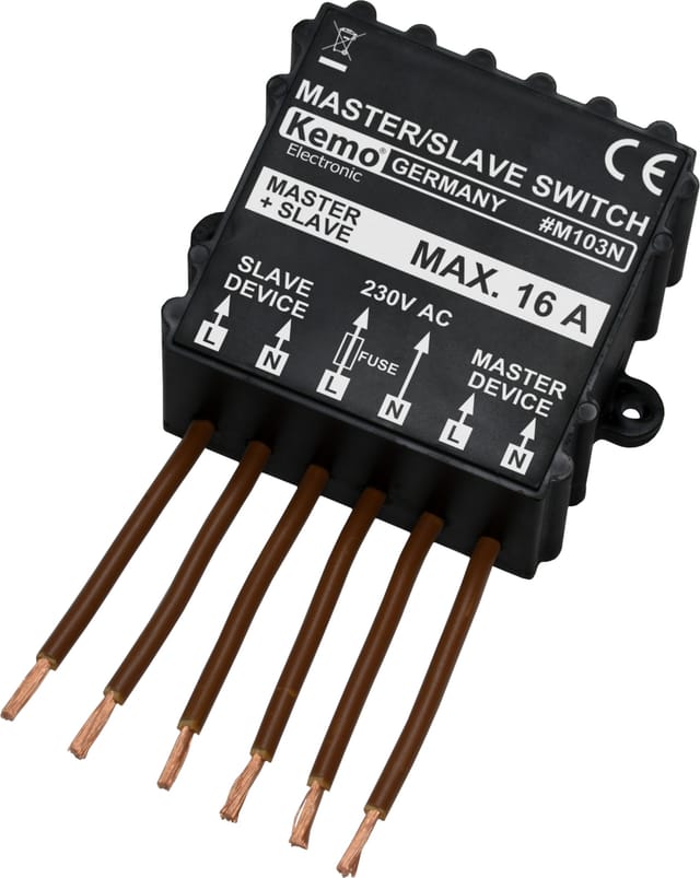 Master/Slave Schalter, M103N, 230 v/ac (400 v/ac) - Kemo