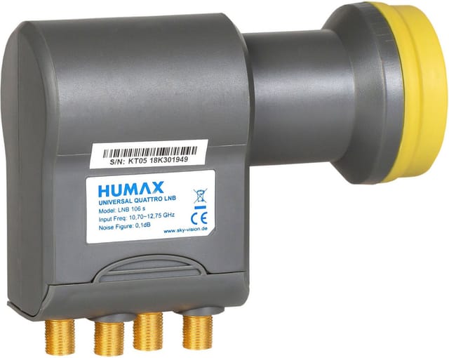 Lnb 106 Gold Quattro SAT-Zubehör - Humax