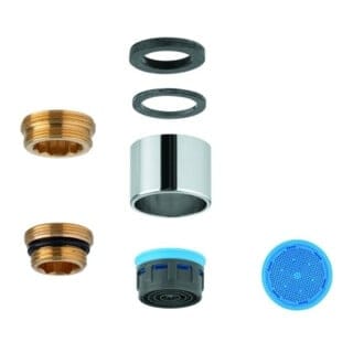 Mousseur Chrom, Innengewinde, M22x1, Durchflussklasse a, 13,5-15,0l/min bei 3bar - Grohe