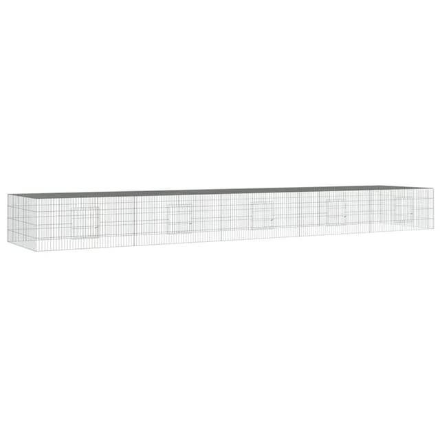 Kaninchenkäfig 5 Paneele 541x109x54 cm Verzinktes Eisen - Vidaxl