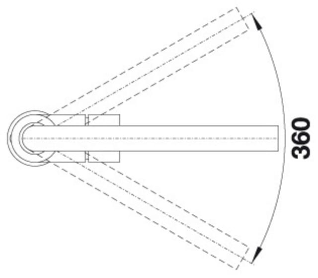 Mila - Spültischarmatur, schwarz matt 526657 - Blanco