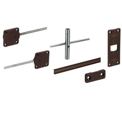 Ausrichtbeschlag,45198,Kunststoff braun - Hettich