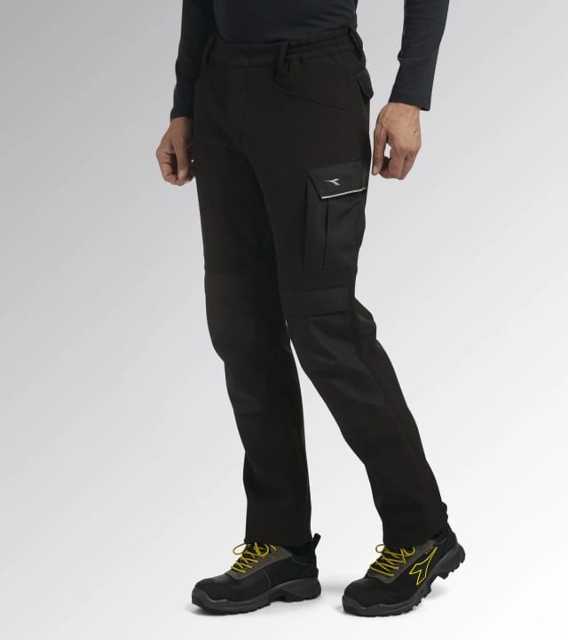 Diadora - Utility Pant Carbon Softshell Perf Arbeitshose - xxl - Schwarze