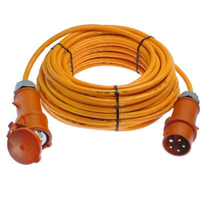As-schwabe - as-Schwabe CEE-Verlängerung 16A,25 m H07BQ-F5G2,5 orange 400V