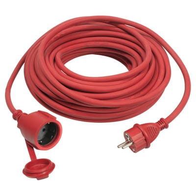 As-schwabe - as Schwabe 60272 Strom Verlängerungskabel 16 a Rot 5.00 m H07RN-F 3G 1,5 mm²