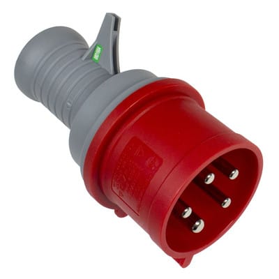 CEE Prüfstecker Drehfeld-Prüfstecker 400V 32A 5-polig 6h IP44